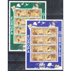 Gibraltar - Correo 1992 Yvert 647/50 Mini hoja ** Mnh Descubrimiento de América