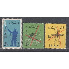 Iran - Correo 1962 Yvert 953/5 ** Mnh  Erradicación del paludismo