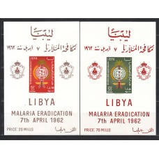 Libia - Hojas Yvert 2/3 ** Mnh Erradicación del paludismo