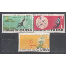Cuba - Correo 1962 Yvert 639/41 ** Mnh  Erradicación del paludismo