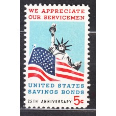 Estados Unidos - Correo 1966 Yvert 813 ** Mnh