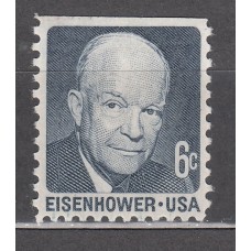 Estados Unidos - Correo 1970 Yvert 897b ** Mnh  Eisenhower