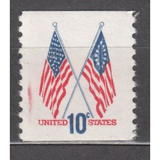 Estados Unidos - Correo 1973 Yvert 1009a ** Mnh  Bandera