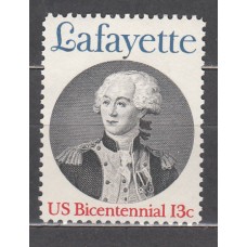 Estados Unidos - Correo 1977 Yvert 1164 ** Mnh  Lafayette