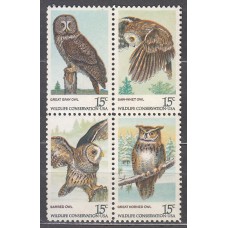 Estados Unidos - Correo 1978 Yvert 1218/21 ** Mnh Fauna aves
