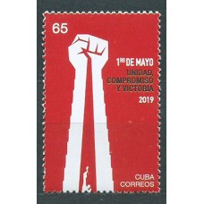 Cuba Correo 2019 Yvert 5794 ** Mnh Dia del Trabajo