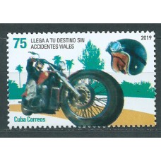 Cuba Correo 2019 Yvert 5808 ** Mnh Seguridad Vial