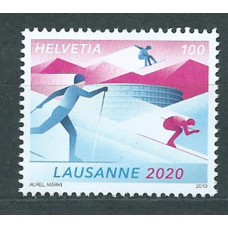 Suiza Correo 2019 Yvert 2556 ** Mnyh JJOO de la Juventud de Invierno Deportes