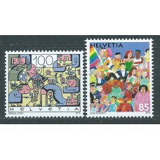 Suiza Correo 2019 Yvert 2557/58 ** Mnh Emision con Liechtenstein