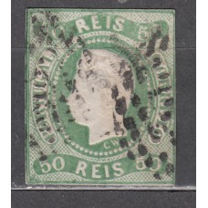 Portugal - Correo 1866-67 Yvert 22 usado Luis I