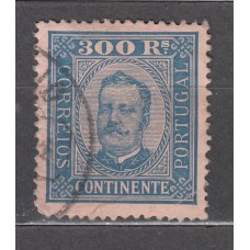 Portugal - Correo 1892-93 Yvert 77 usado doblez