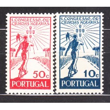 Portugal - Correo 1943 Yvert 645/6 * Mh