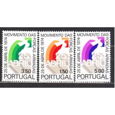 Portugal - Correo 1974 Yvert 1246/8 * Mh  Fuerzas armadas