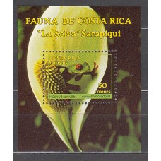Costa Rica - Hojas Yvert 13 ** Mnh Fauna y flora