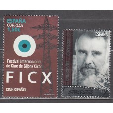 España II Centenario Correo 2019 Edifil 5358/9 ** Mnh  Fstival de cine de Gijón