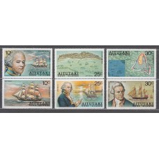 Aitutaki - Aereo Yvert 1/6 ** Mnh  Barcos