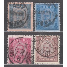 Portugal - Correo 1892-93 Yvert 74/7 usado