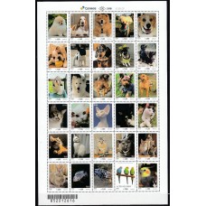 Brasil Correo 2018 Yvert 3687/3716 taladrados ** Mnh Upaep Animales Domesticos