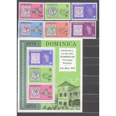 Dominica - Correo 1974 Yvert 383/8+H.24 ** Mnh  Filatelia