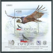 Chile Hojas Yvert 85 ** Mnh Exfil 2018  Aves