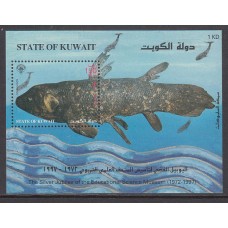 Kuwait - Hojas Yvert 14 ** Mnh  Fauna peces