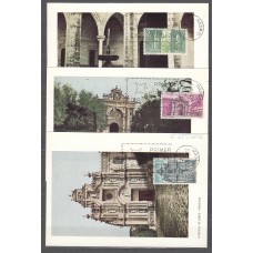 España II Centenario Tarjetas Máximas 1966 Edifil 1761/3