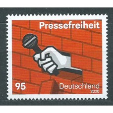 Alemania Federal Correo 2020 Yvert 3299 ** Mnh Libertad de Prensa