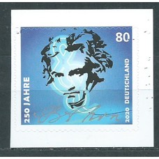 Alemania Federal Correo 2020 Yvert 3298 ** Mnh L.V Beethoven Músico