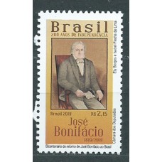 Brasil Correo 2019 Yvert 3739 ** Mnh Bicentenario del Regrreso de Jose Bonifacio