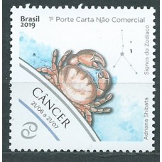 Brasil Correo 2019 Yvert 3741 ** Mnh Signo del Zodiaco  Cáncer