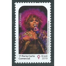 Brasil Correo 2019 Yvert 3745 ** Mnh Mujeres Brasileñas Elza Soares Cantante