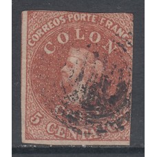 Chile Correo 1854 Yvert 1B usado