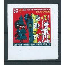 Alemania Federal Correo 2020 Yvert 3304a ** Mnh Bienestar adhesivo de carnet