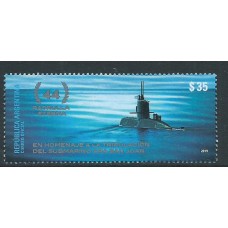 Argentina Correo 2019 Yvert 3231 taladrado ** Mnh Submarino