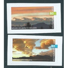 Alemania Federal Correo 2020 Yvert 3309/10 ** Mnh Evento en el cielo adhesivo de carnet