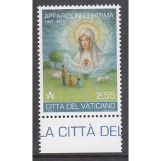 Vaticano Correo 2017 Yvert 1752 ** Mnh  Apariciones de Fátima