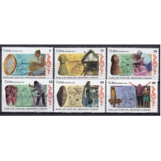 Cuba Correo 2019 Yvert 5788/93 ** Mnh  Indigenas cubanos