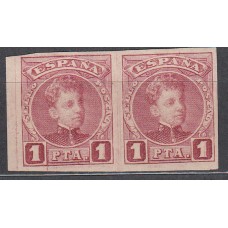 España Sueltos 1901 Edifil 253s ** Mnh  Pareja