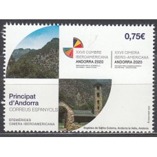 Andorra Española Correo 2020 Edifil 493 ** Mnh  Cumbre Iberoamericana