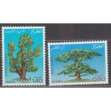 Argelia - Correo Yvert 732/3 ** Mnh  Flora árboles