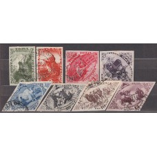 Touva - Correo Yvert 39/46 usado