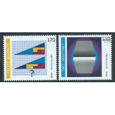 Alemania Federal Correo 2020 Yvert 3317/18 ** Mnh Ilusiones ópticas