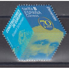 España II Centenario Correo 2020 Edifil 5408 ** Mnh  Robert Schuman