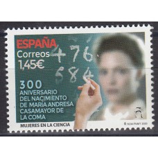 España II Centenario Correo 2020 Edifil 5416 ** Mnh  Maria Andresa Casamayor