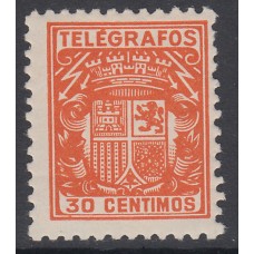 España Telégrafos 1931 Edifil 71 * Mh