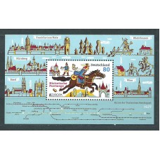 Alemania Federal Correo 2020 Yvert 3323 ** Mnh Europa 2020 Rutas Postales Antiguas