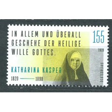Alemania Federal Correo 2020 Yvert 3326 ** Mnh Katharina Kasper
