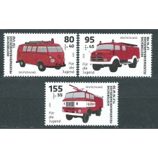Alemania Federal Correo 2020 Yvert 3336/38 ** Mnh Camiones de Bomberos