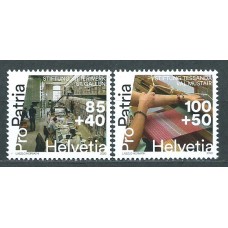 Suiza Correo 2020 Yvert 2576/77 ** Mnh Pro Patria 2020 Patrimonio Cultural