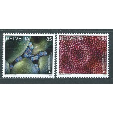 Suiza Correo 2020 Yvert 2582/83 ** Mnh Arte Microscopico